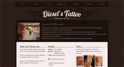 Desktop Screenshot of diesels-tattoo.de
